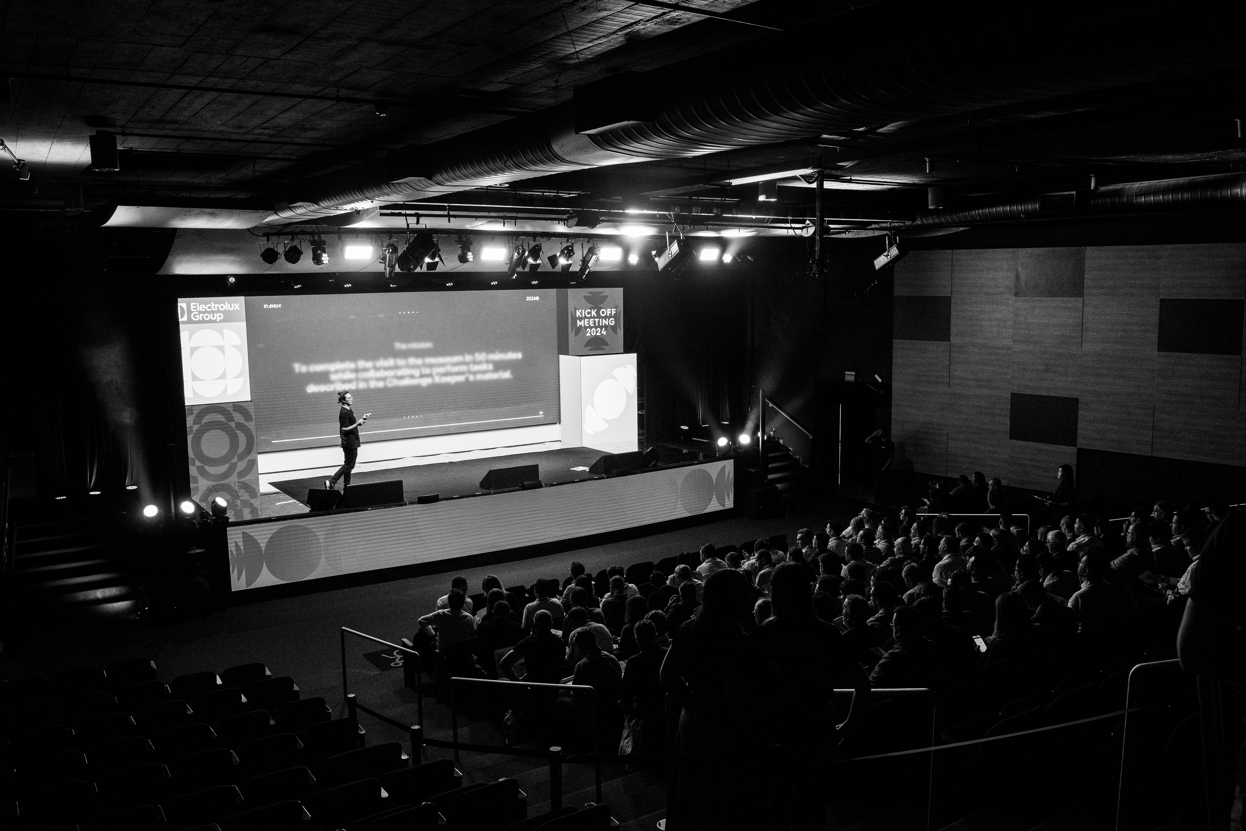 Guilherme Tanaka em evento corporativo